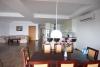 Lake view with big balcony apartment for rent in Xuan Dieu st, tay Ho district 